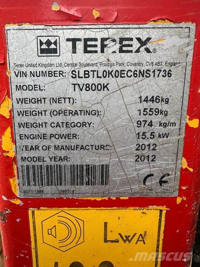 Terex TV 800 Tandemjyrät