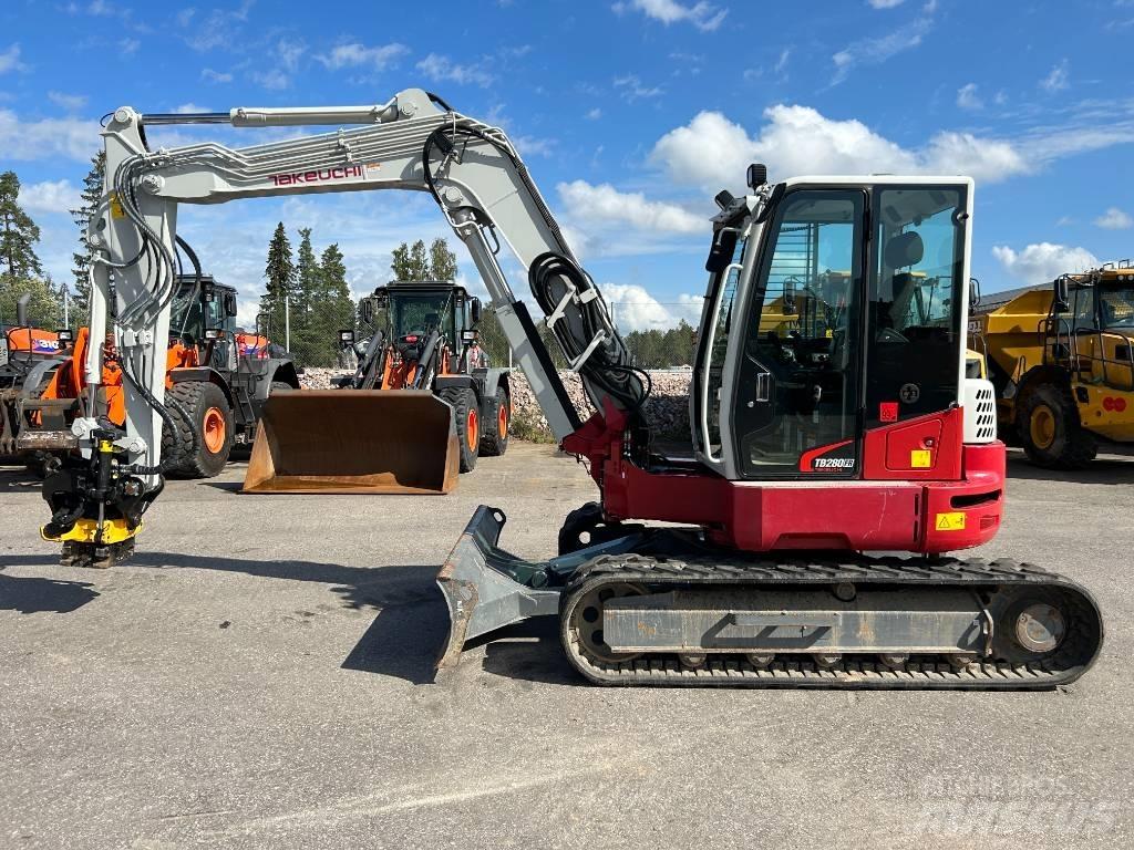 Takeuchi TB280FR Midikaivukoneet 7t - 12t