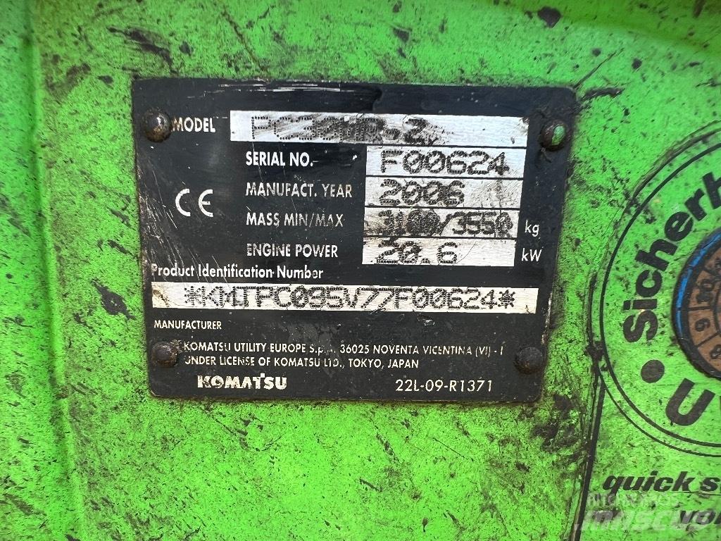 Komatsu PC 30 MR-2 Minikaivukoneet < 7t