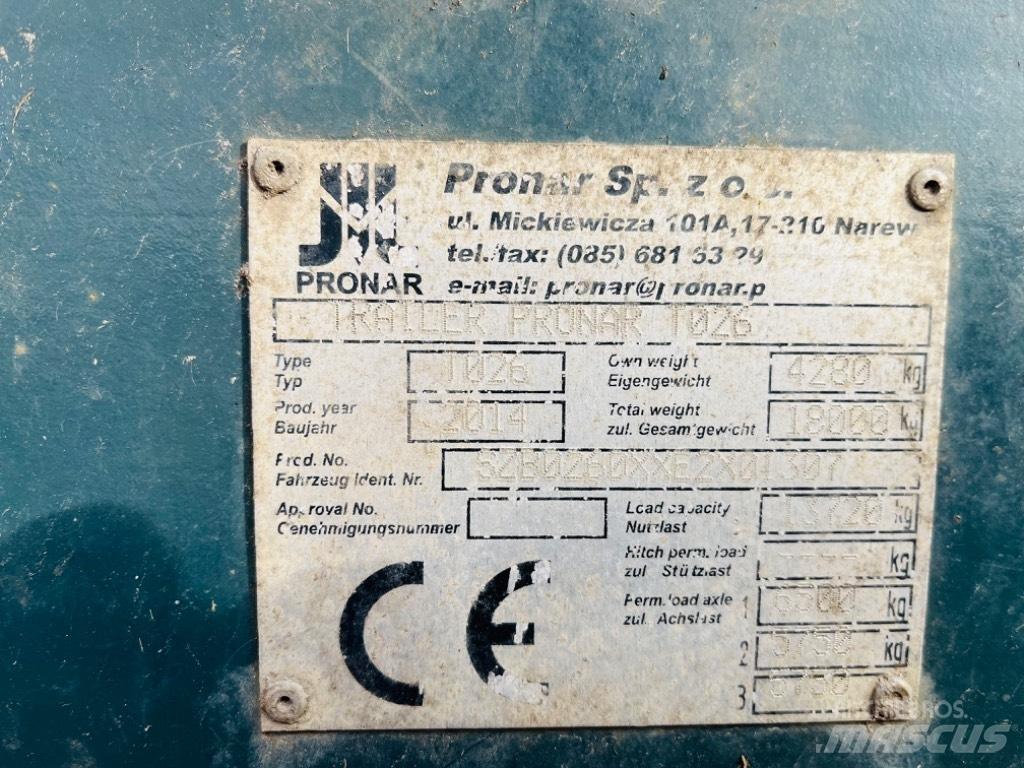 Pronar M026 Paalivaunut