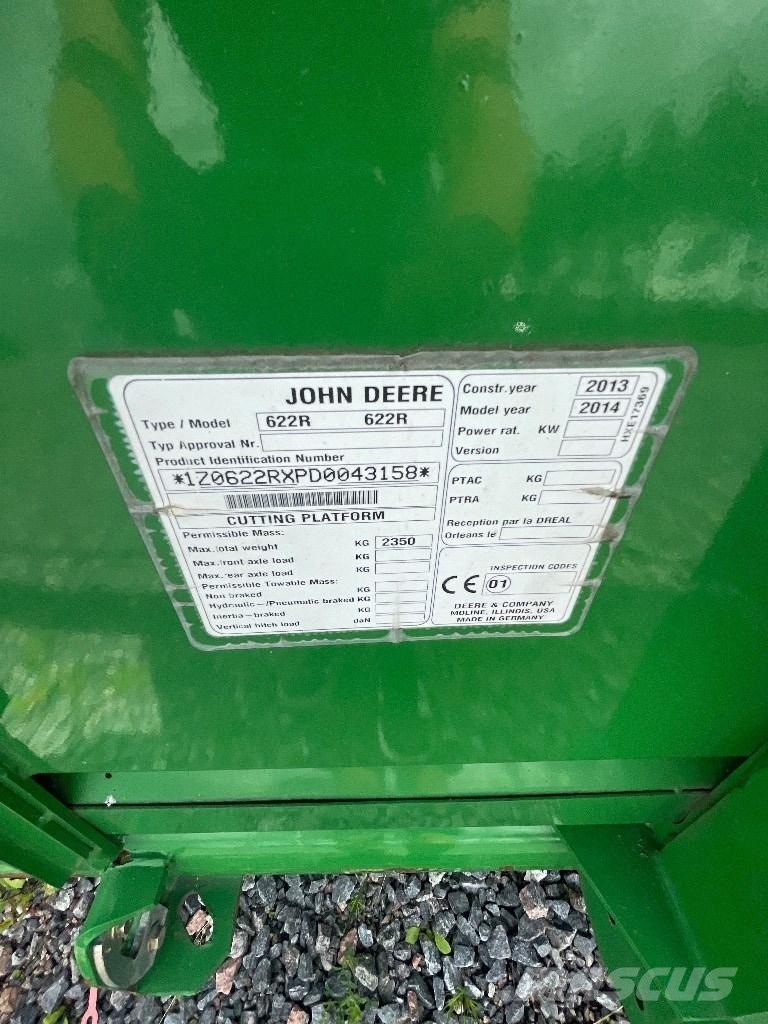 John Deere 622R Leikkuupöydät