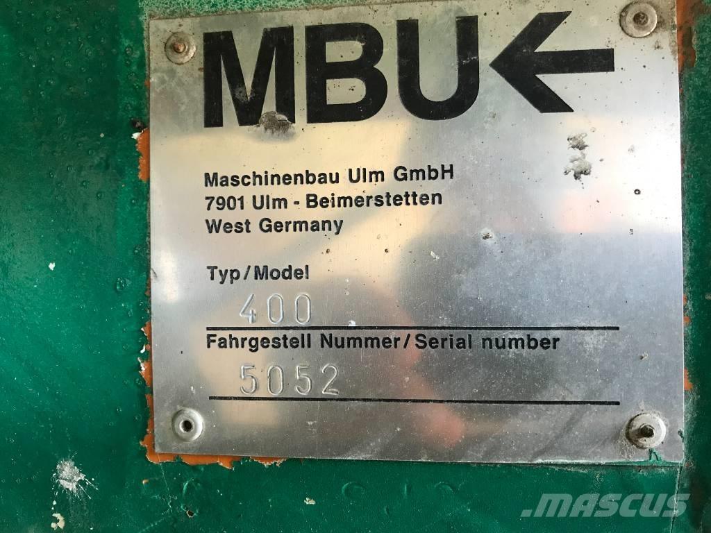 MBU 400 Asfalttikoneet
