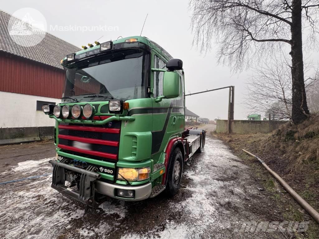 Scania R 164-580 Koukkulava kuorma-autot