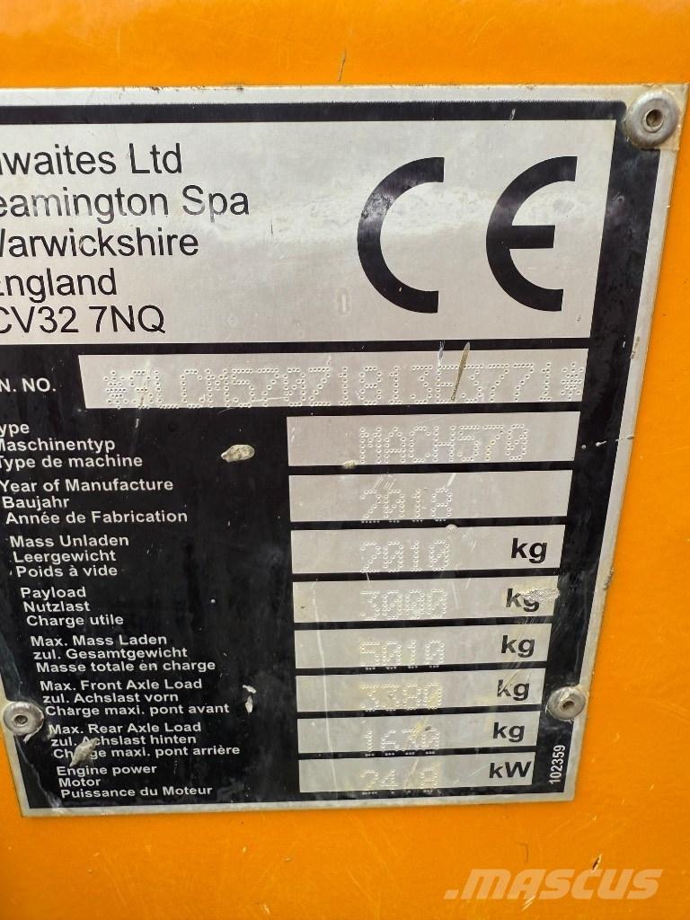 Thwaites 3 ton Minidumpperit