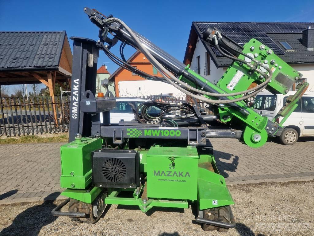 Mazaka 1000 CW Dieselkäyttöiset paaluvasarat