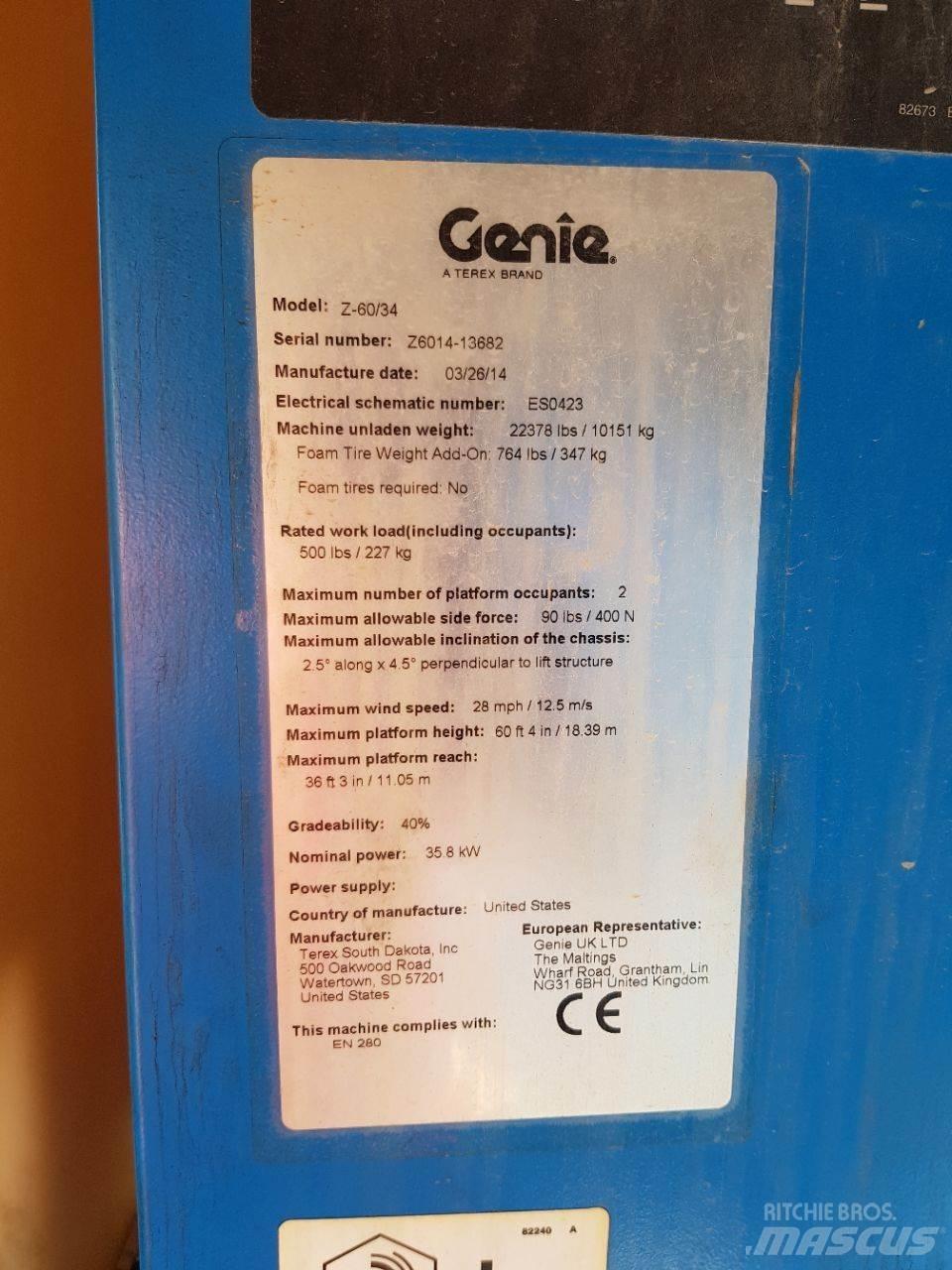 Genie Z60 Kuukulkijat