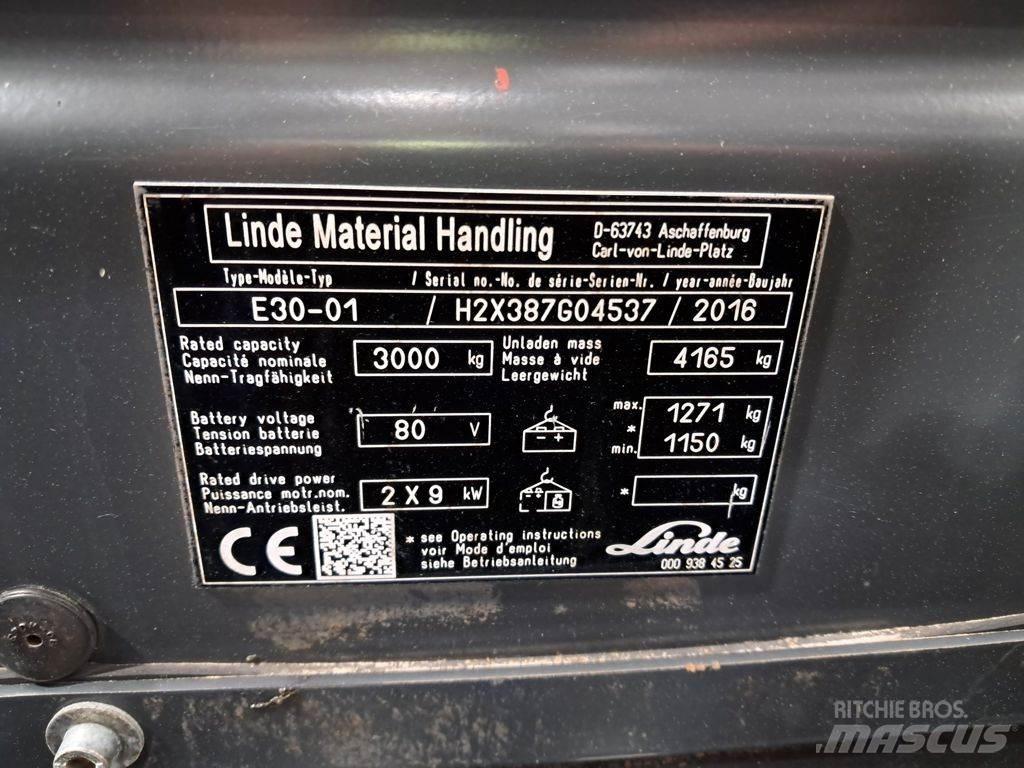 Linde E30-01 Sähkötrukit