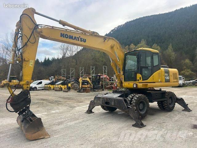 Komatsu PW 180 Pyöräkaivukoneet