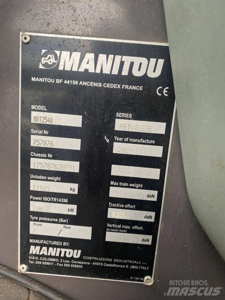 Manitou MRT 2540 Kurottajat