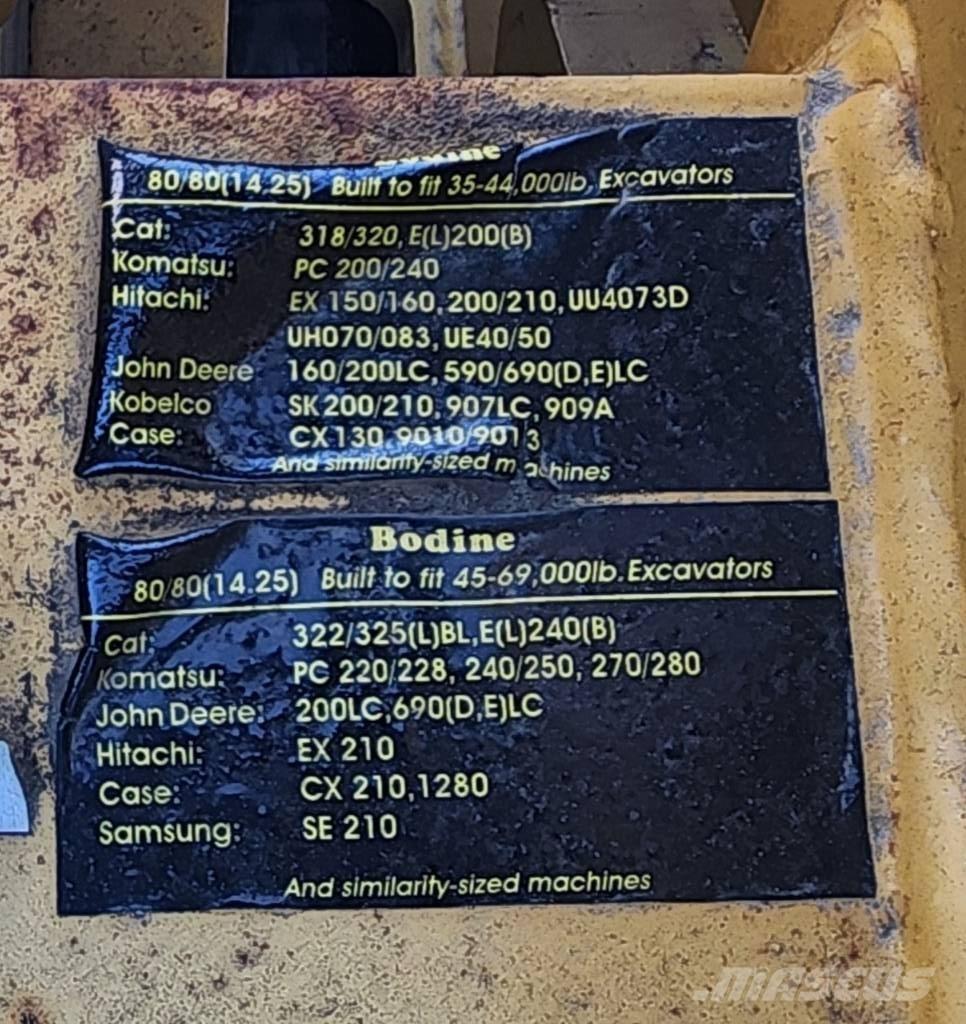  Bodine 200 Lisävarusteet