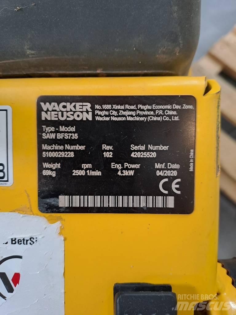 Wacker Neuson BFS735 Kivisahat