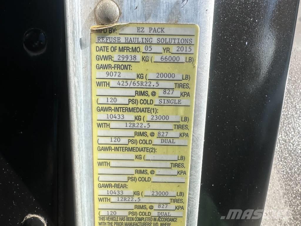 Peterbilt 320 Jäteautot