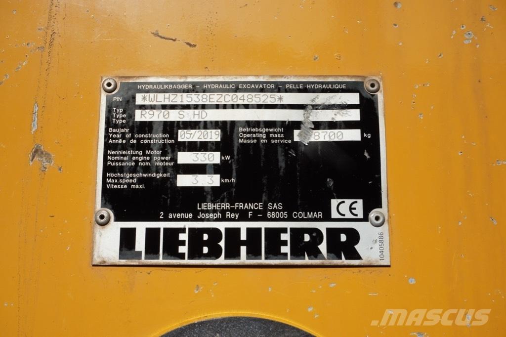 Liebherr R 970 SHD Telakaivukoneet
