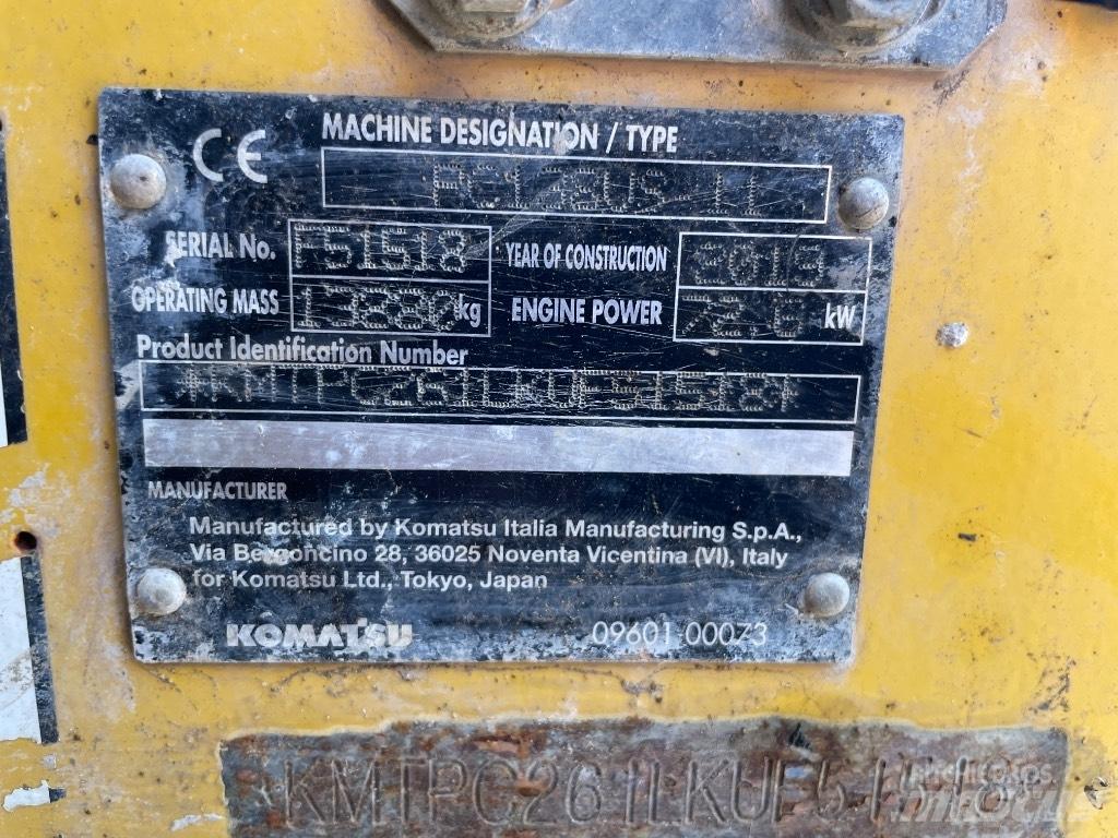 Komatsu PC 138 US-11 Telakaivukoneet