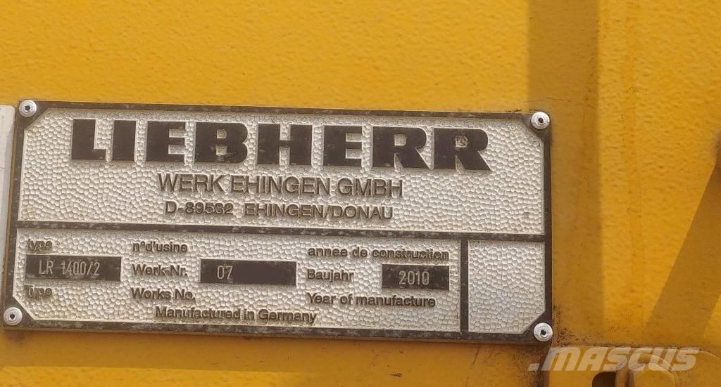 Liebherr LR 1400-2 Tela-alustaiset nosturit