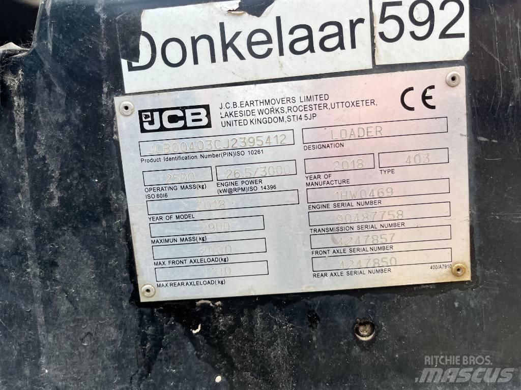 JCB 403 Pienkuormaajat