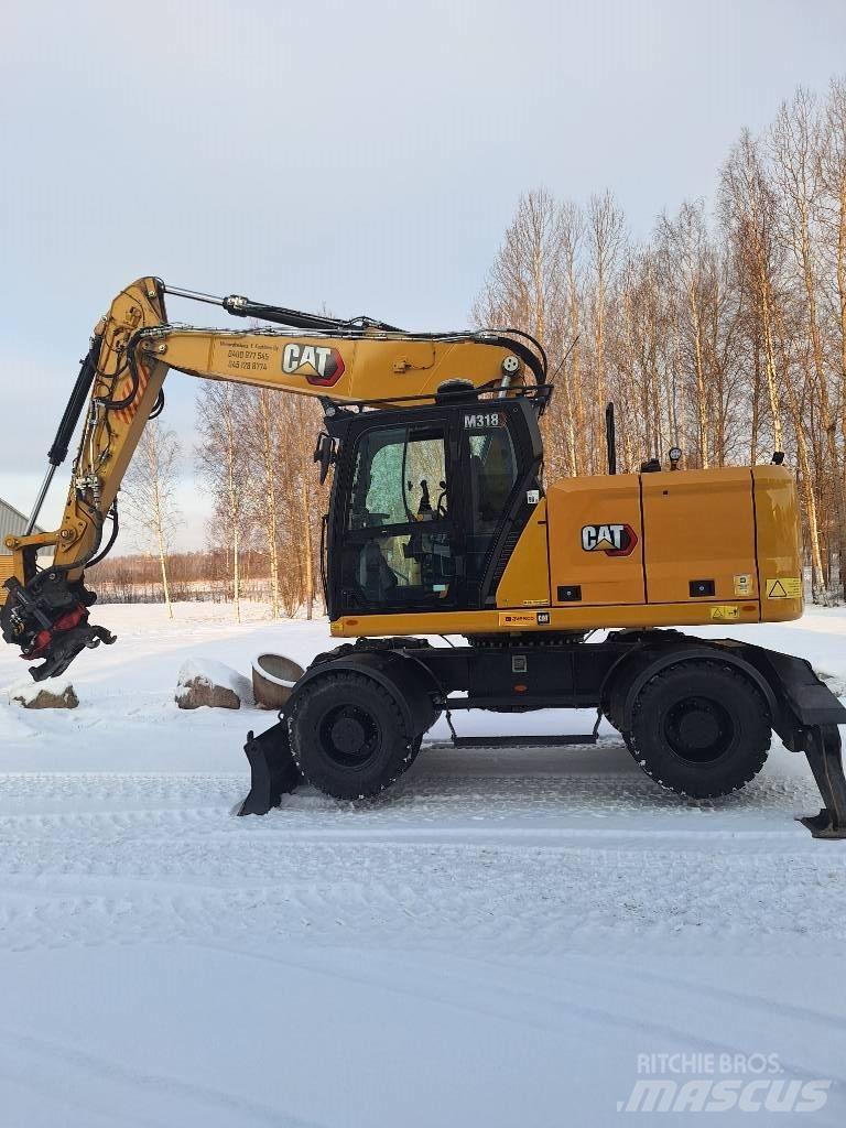 CAT M 318 Pyöräkaivukoneet