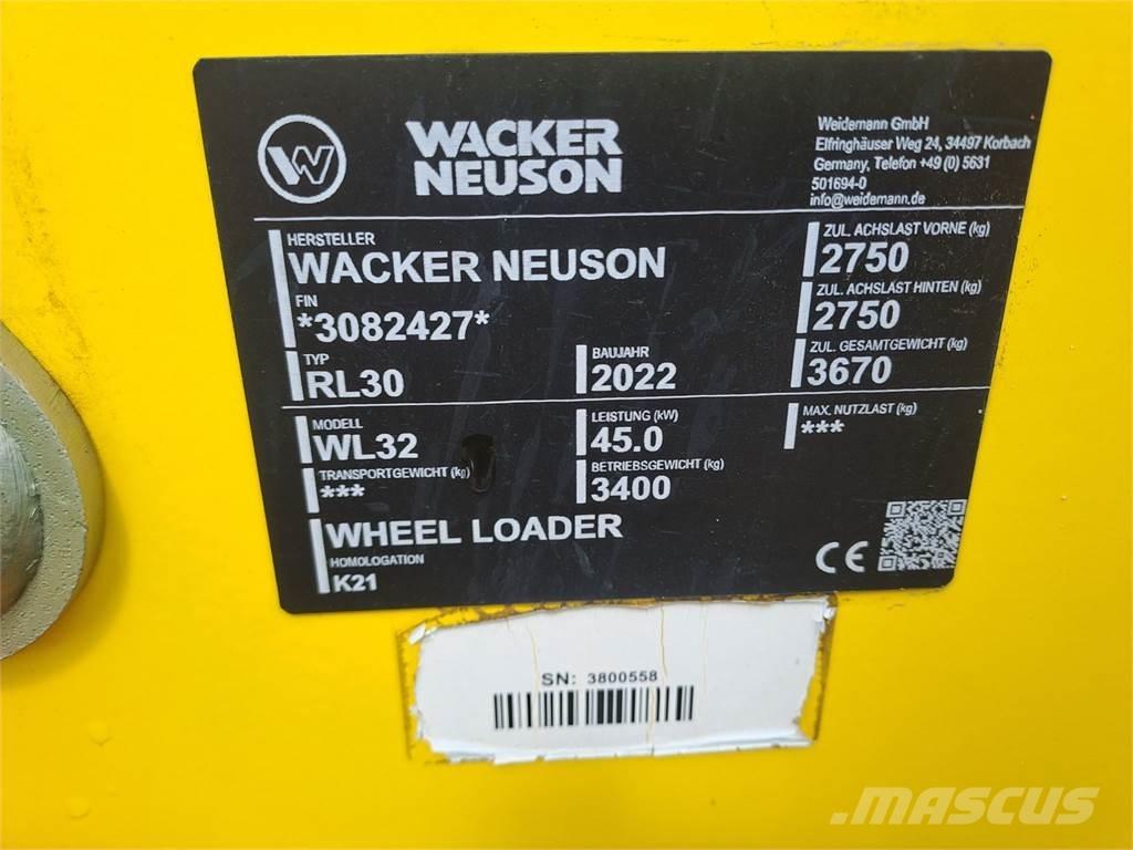 Wacker Neuson WL32 Pyöräkuormaajat