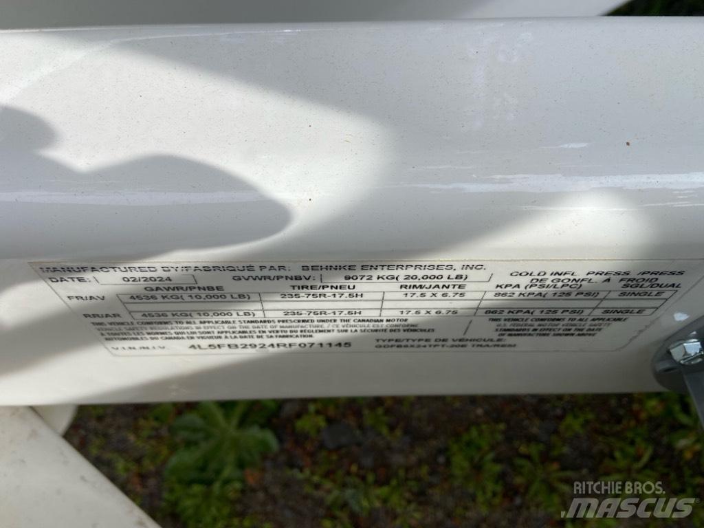 Behnke 8X24TPT-20E Muut perävaunut