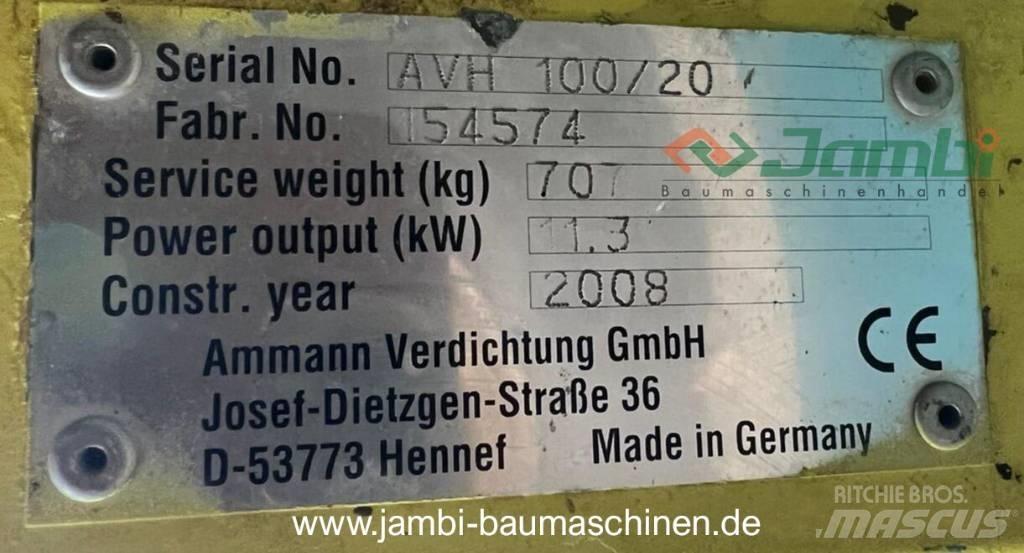 Ammann AVH 100-20 Tärylevyt
