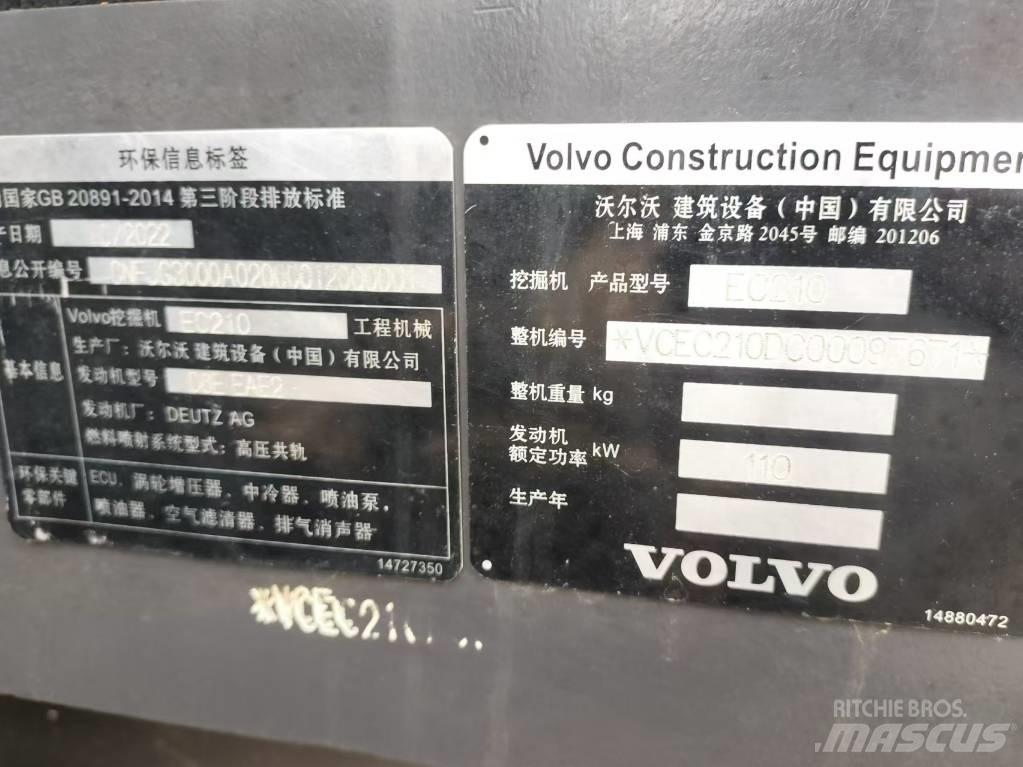 Volvo EC 210 Telakaivukoneet