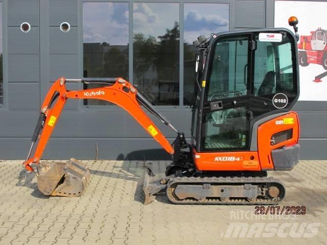 Kubota KX 018-4 Minikaivukoneet < 7t