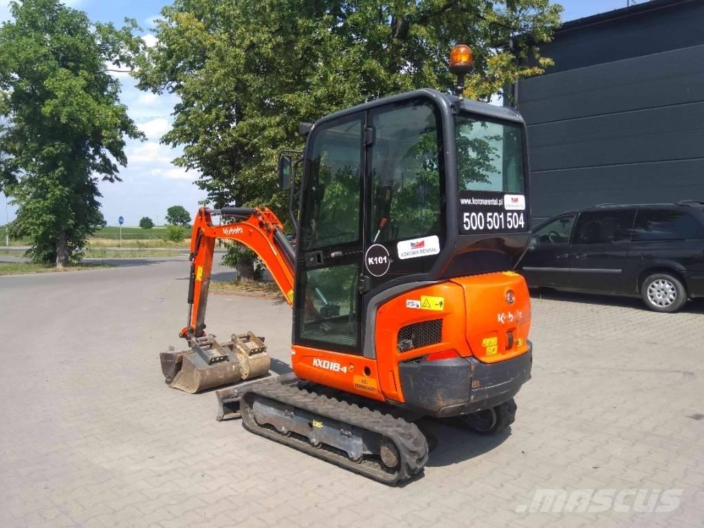 Kubota KX 018-4 Minikaivukoneet < 7t