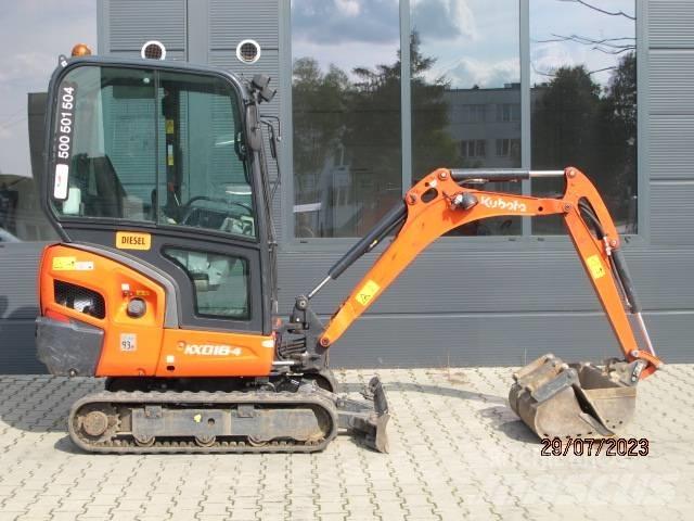 Kubota KX 018-4 Minikaivukoneet < 7t