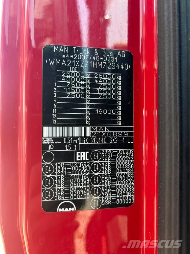 MAN TGX 26.440 Lava / vinssi kuorma-autot