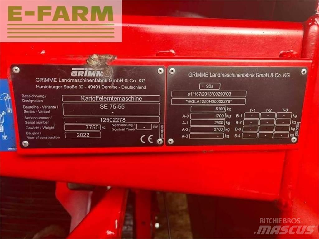 Grimme se 75-55 sb Perunannostokoneet