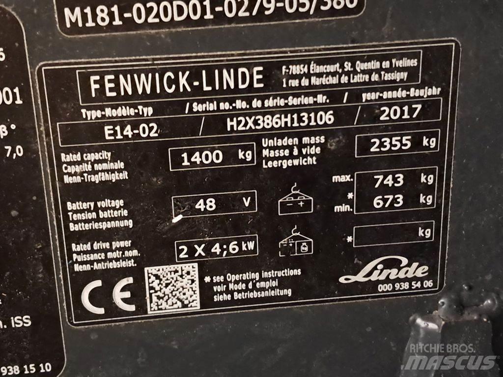 Linde E14-02 ion Sähkötrukit