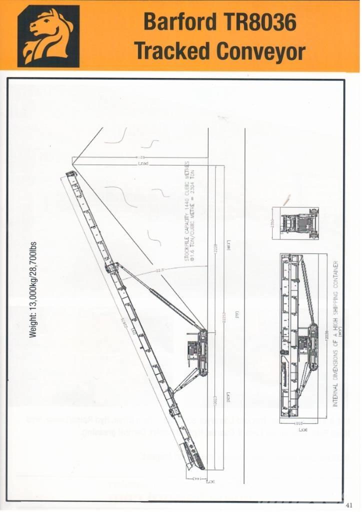 Barford TR8036 Kuljettimet