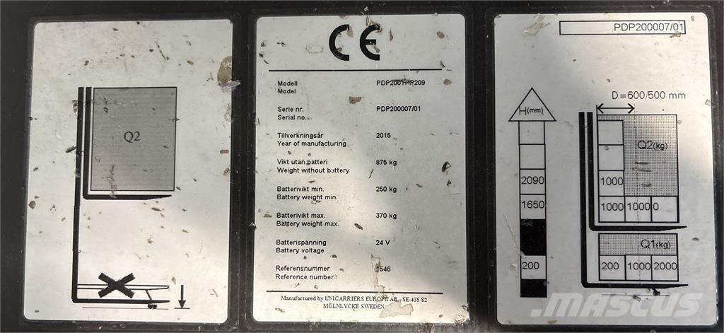 Atlet PDP200 Ajettavat pinoamisvaunut
