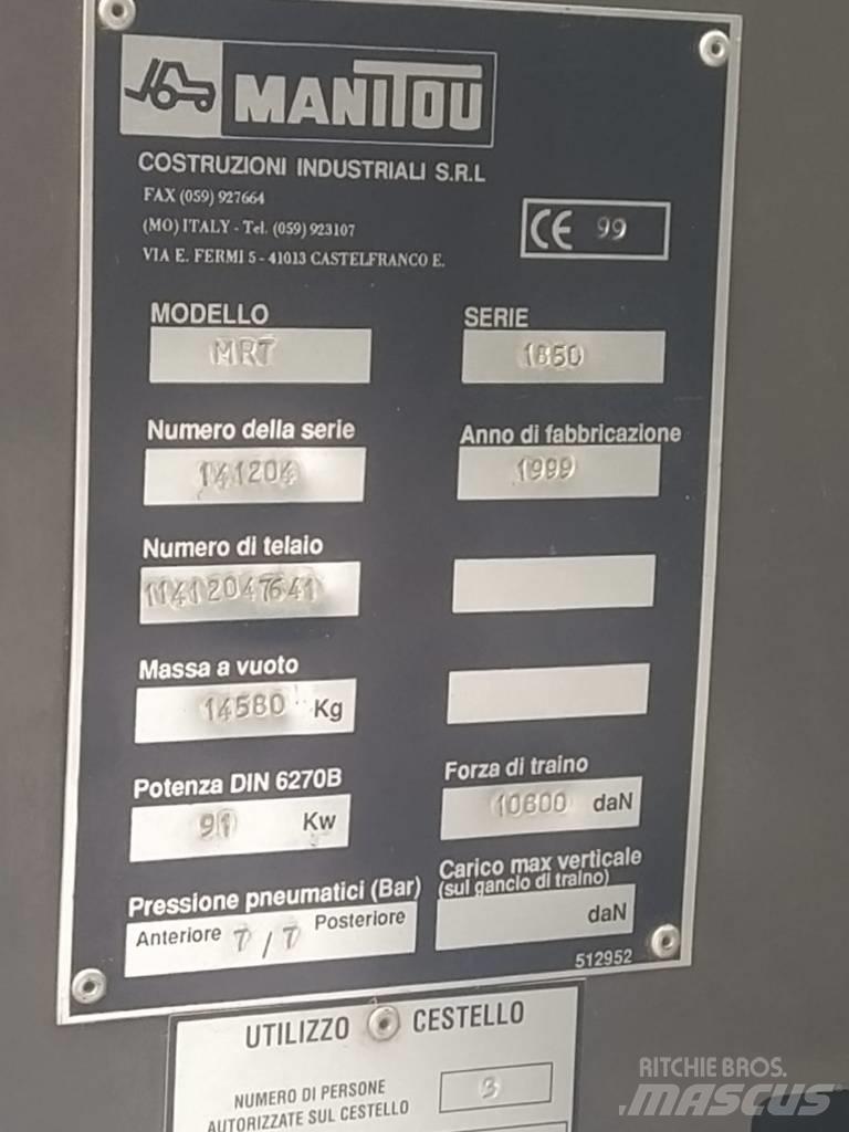 Manitou MRT 1850 Kurottajat