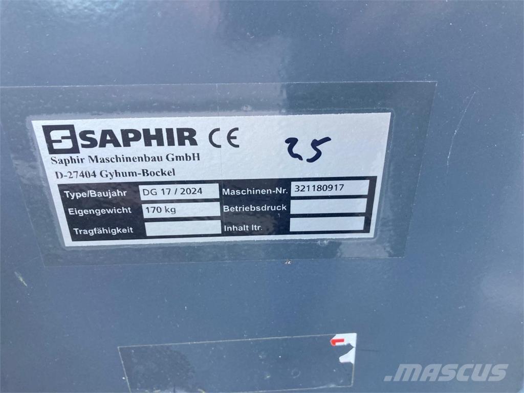 Saphir DG 17 Euro Muut maatalouskoneet