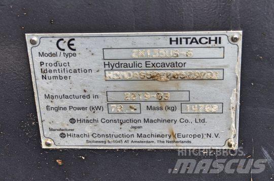 Hitachi ZX135 US-6 Telakaivukoneet