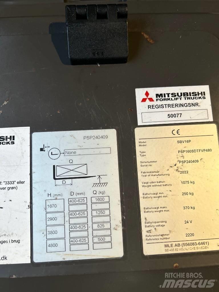 Mitsubishi SBV 16 P Ajettavat pinoamisvaunut