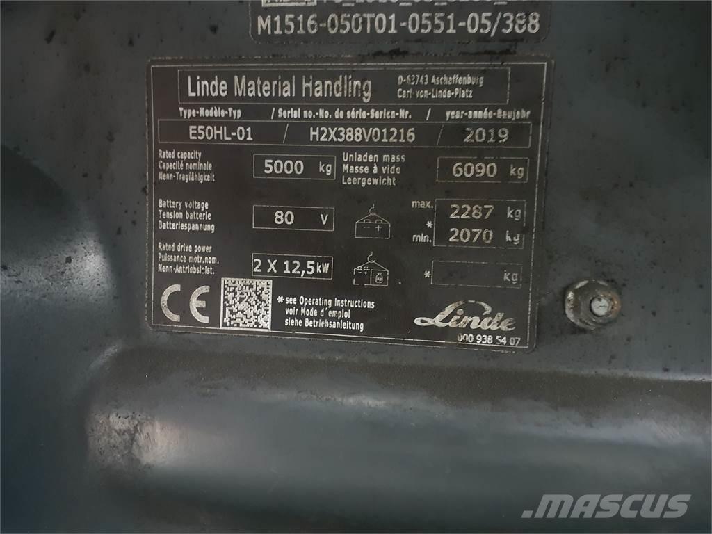 Linde E50HL Sähkötrukit