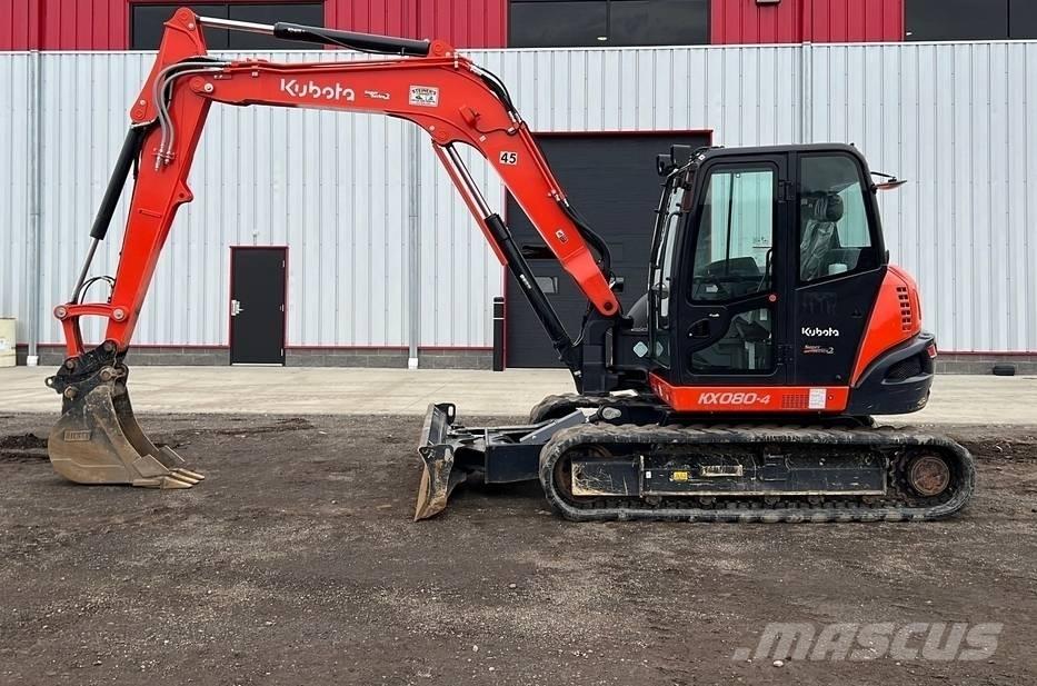 Kubota KX 080-4 Midikaivukoneet 7t - 12t