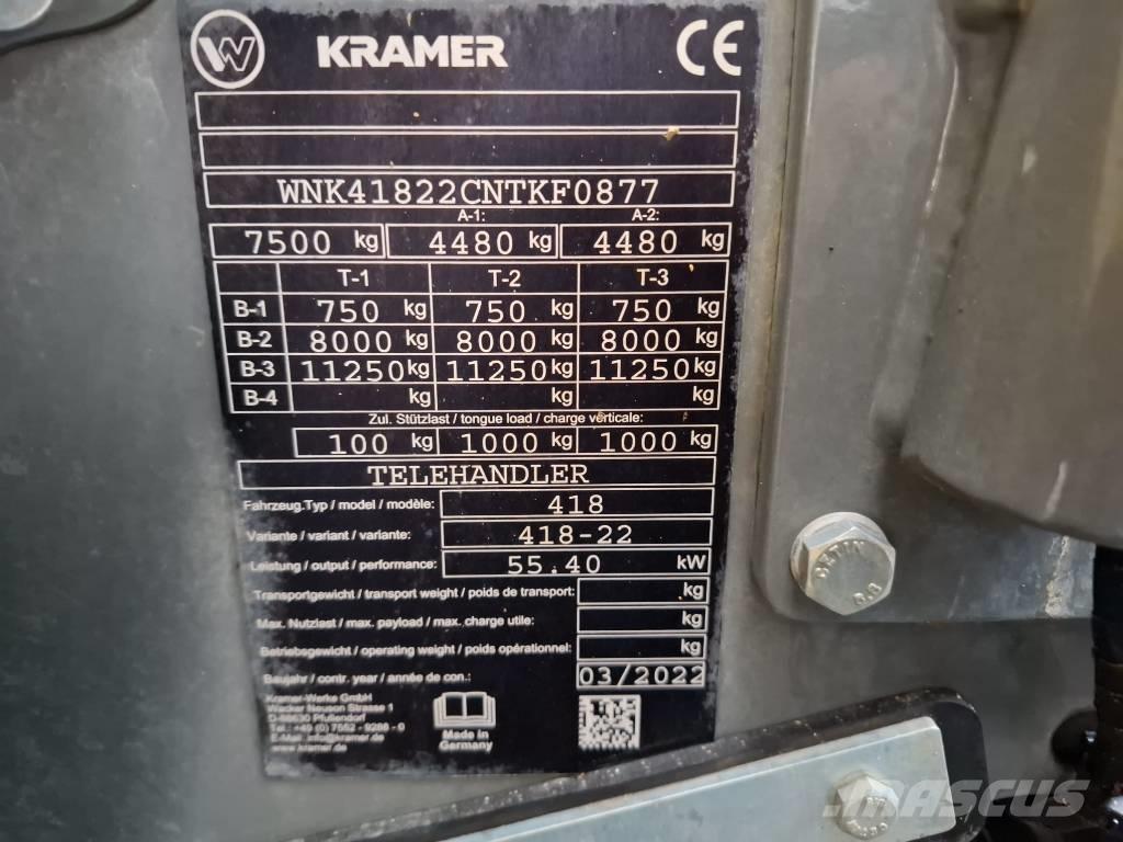 Kramer-allrad 2706 Teleskooppikuormaajat