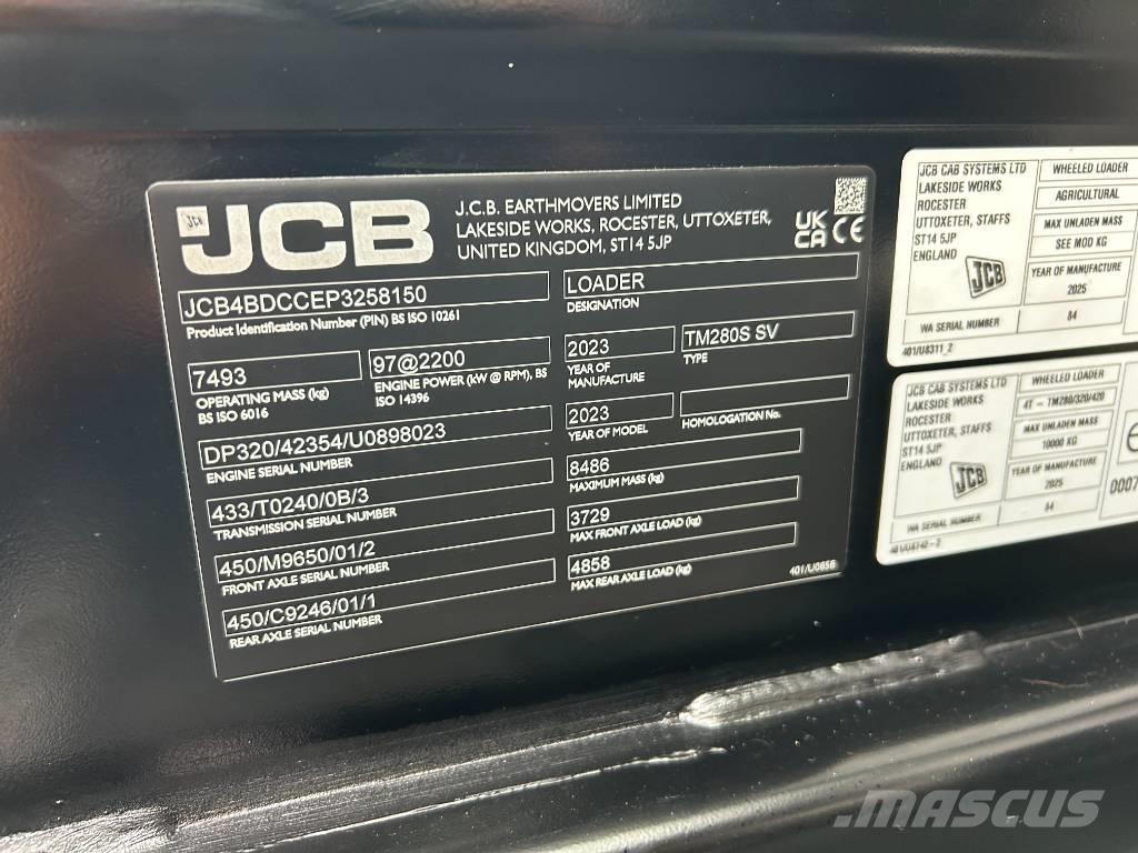 JCB TM280S Maatalouskurottajat