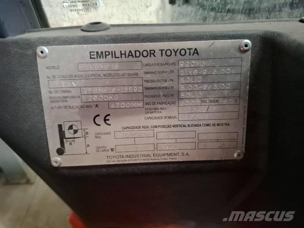 Toyota 75BMF18 Sähkötrukit