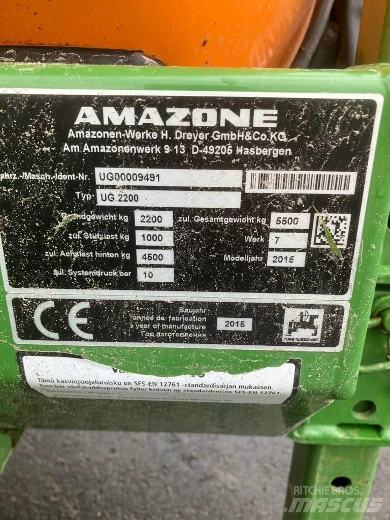 Amazone UG 2200 Hinattavat ruiskut