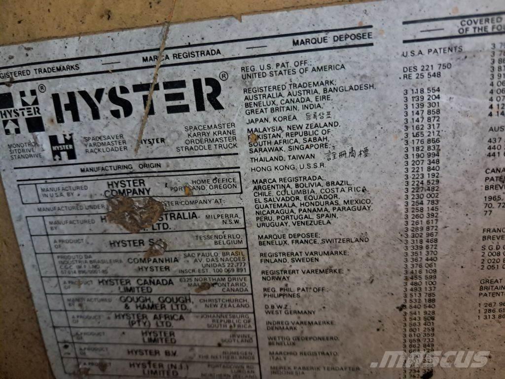 Hyster H2.50J Dieseltrukit