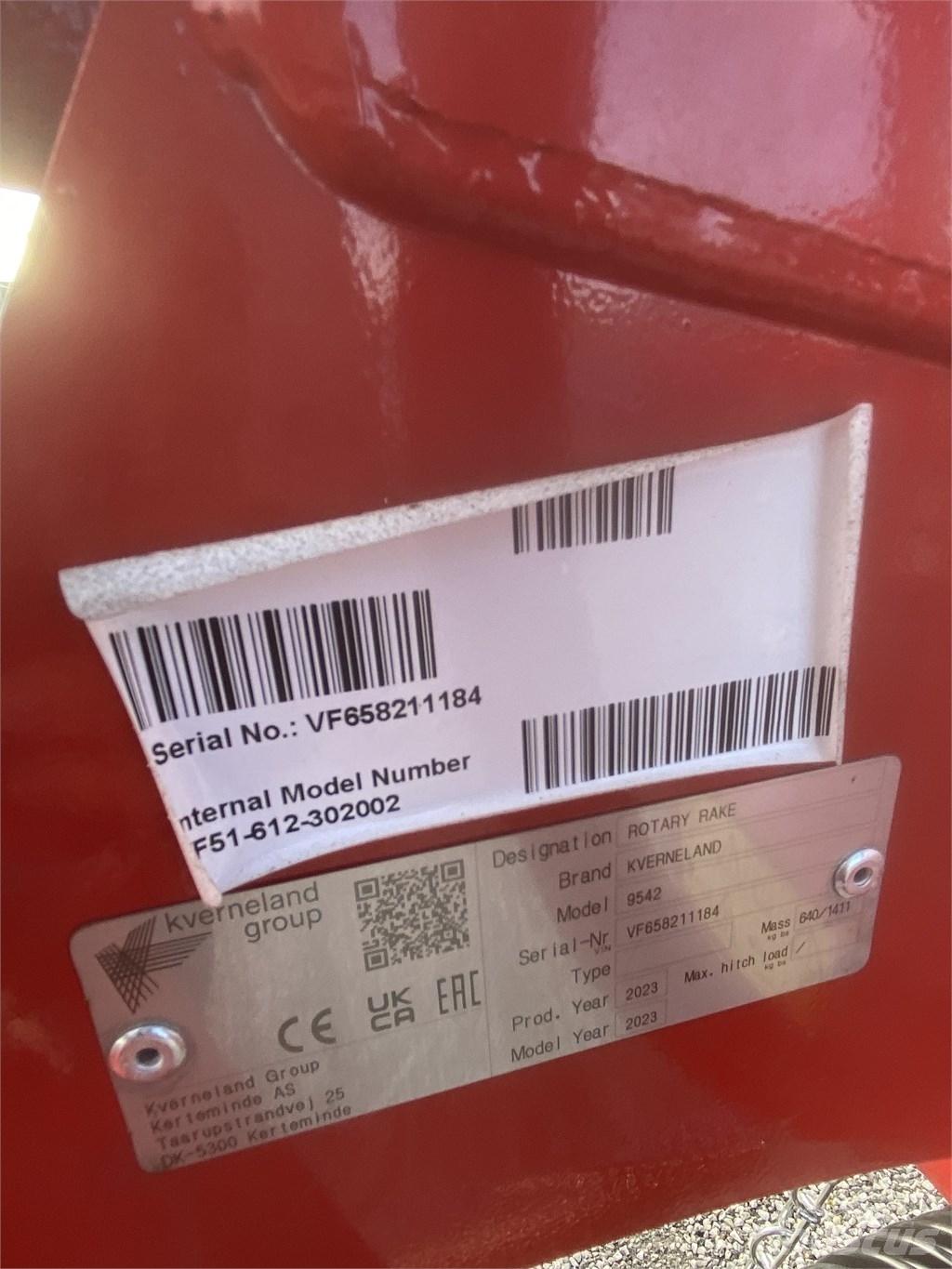 Kverneland 9542 Karhottimet
