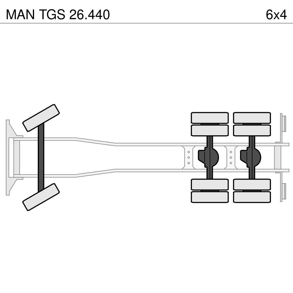 MAN TGS 26.440 Sora- ja kippiautot