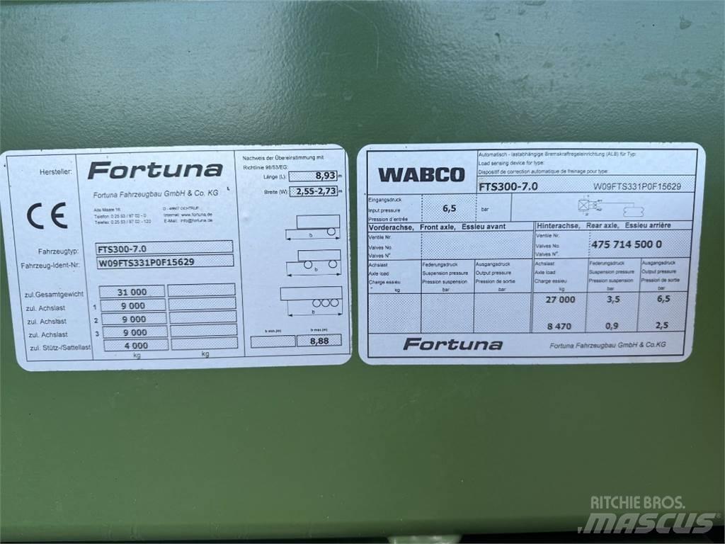 Fortuna FTS 300 Paalivaunut