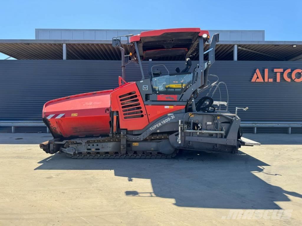 Vögele SUPER 1800-3I Asfalttikoneet