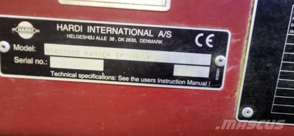 Hardi Ranger 2500 Hinattavat ruiskut
