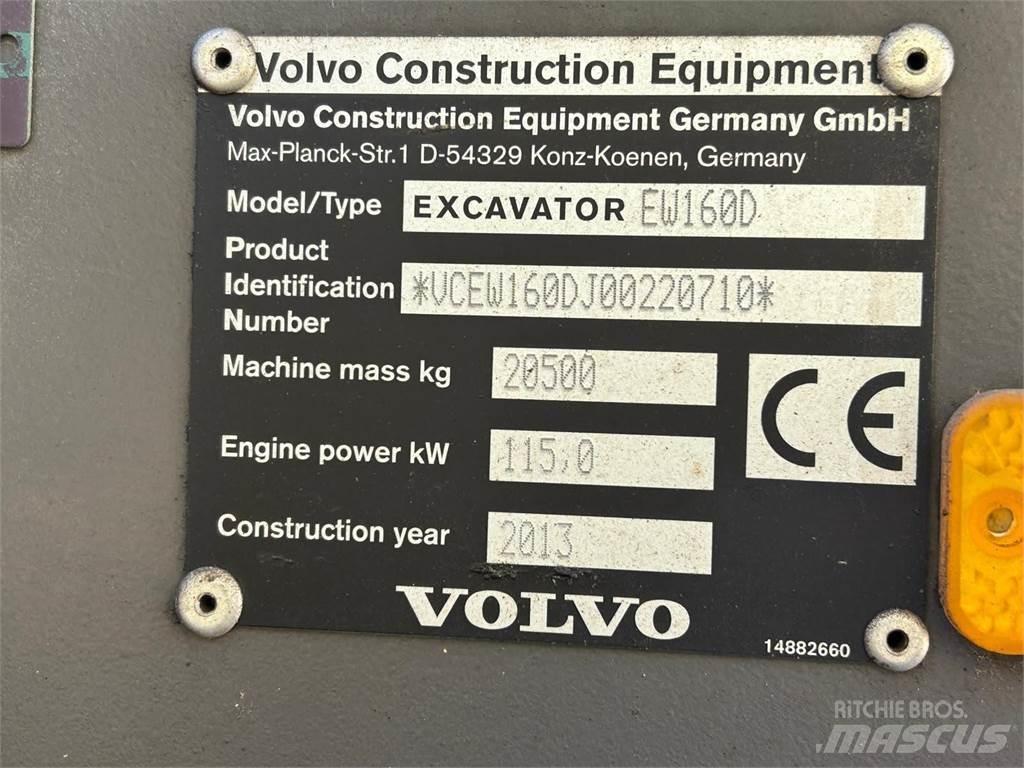 Volvo EW 160 D Pyöräkaivukoneet